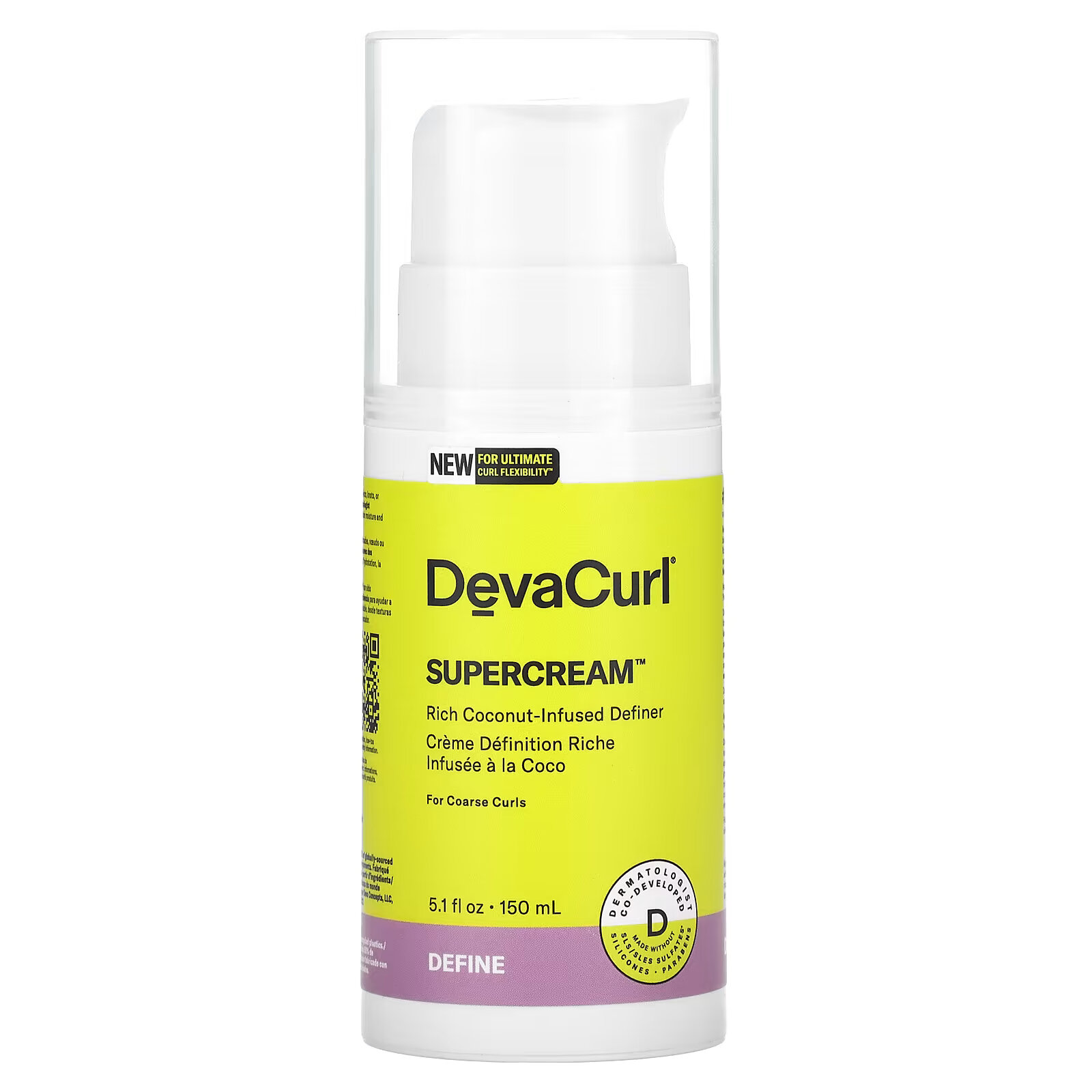 DevaCurl, Supercream, насыщенный оттенок для определения с кокосом, 150 мл (5,1 жидк. Унции) devacurl supercream насыщенный оттенок для определения с кокосом 150 мл 5 1 жидк унции
