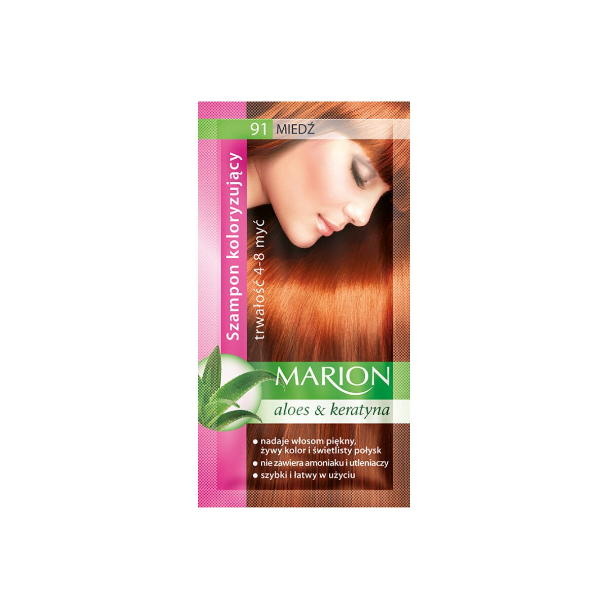 

Marion Оттеночный шампунь 4-8 стирок 91 Медь 40мл
