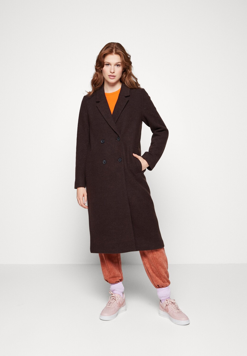 Пальто классическое Monki, mole dark