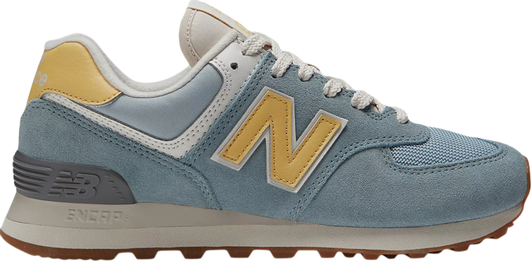 Кроссовки New Balance Wmns 574v2 'Light Slate Wheat Field', синий - фото