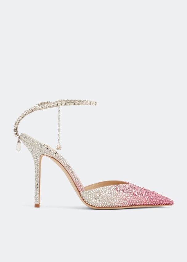

Туфли JIMMY CHOO Saeda 100 pumps, розовый