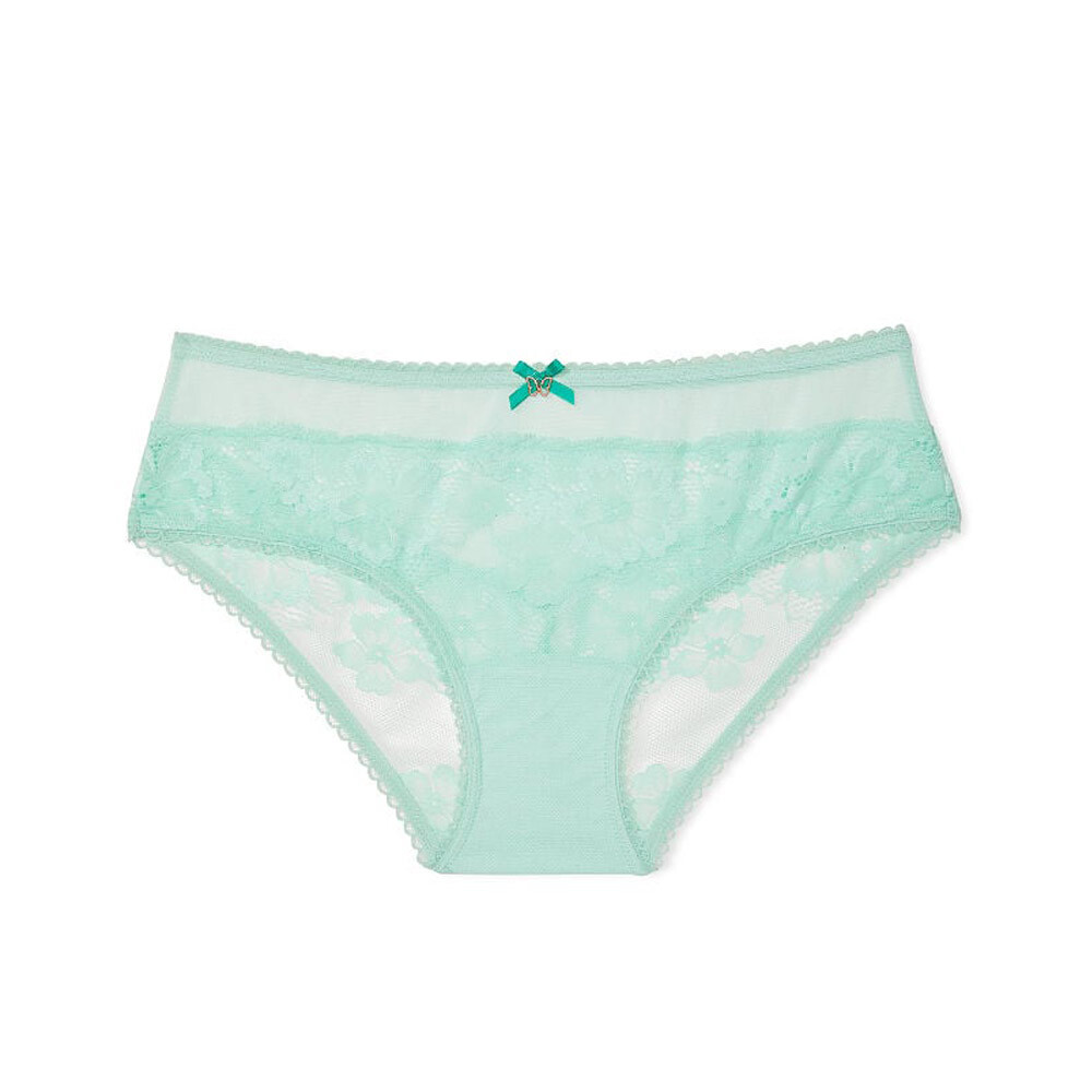 

Трусы Victoria's Secret Body By Victoria Lace-Inset Hiphugger, мятный