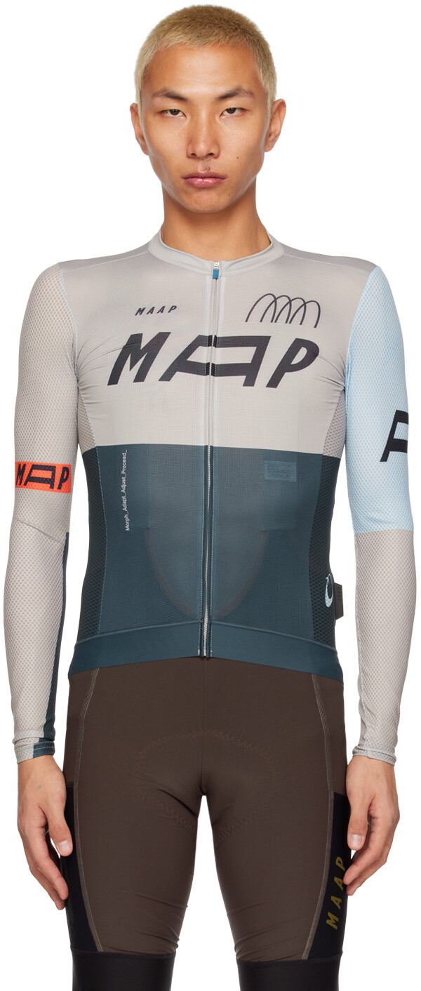 

Синяя футболка с длинным рукавом Adapt Pro Air MAAP