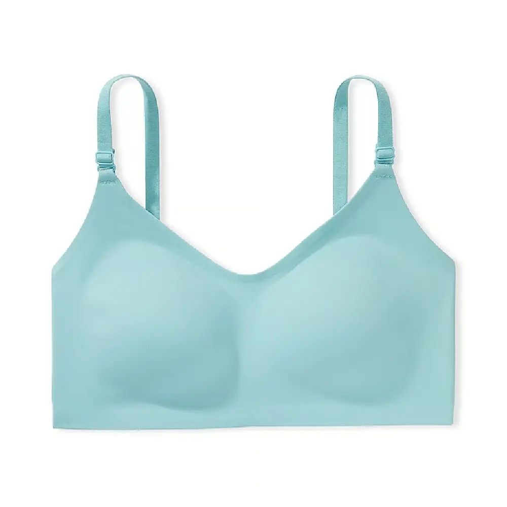 

Топ спортивный Victoria's Secret Elevate Stretch-Comfort Sports, голубой