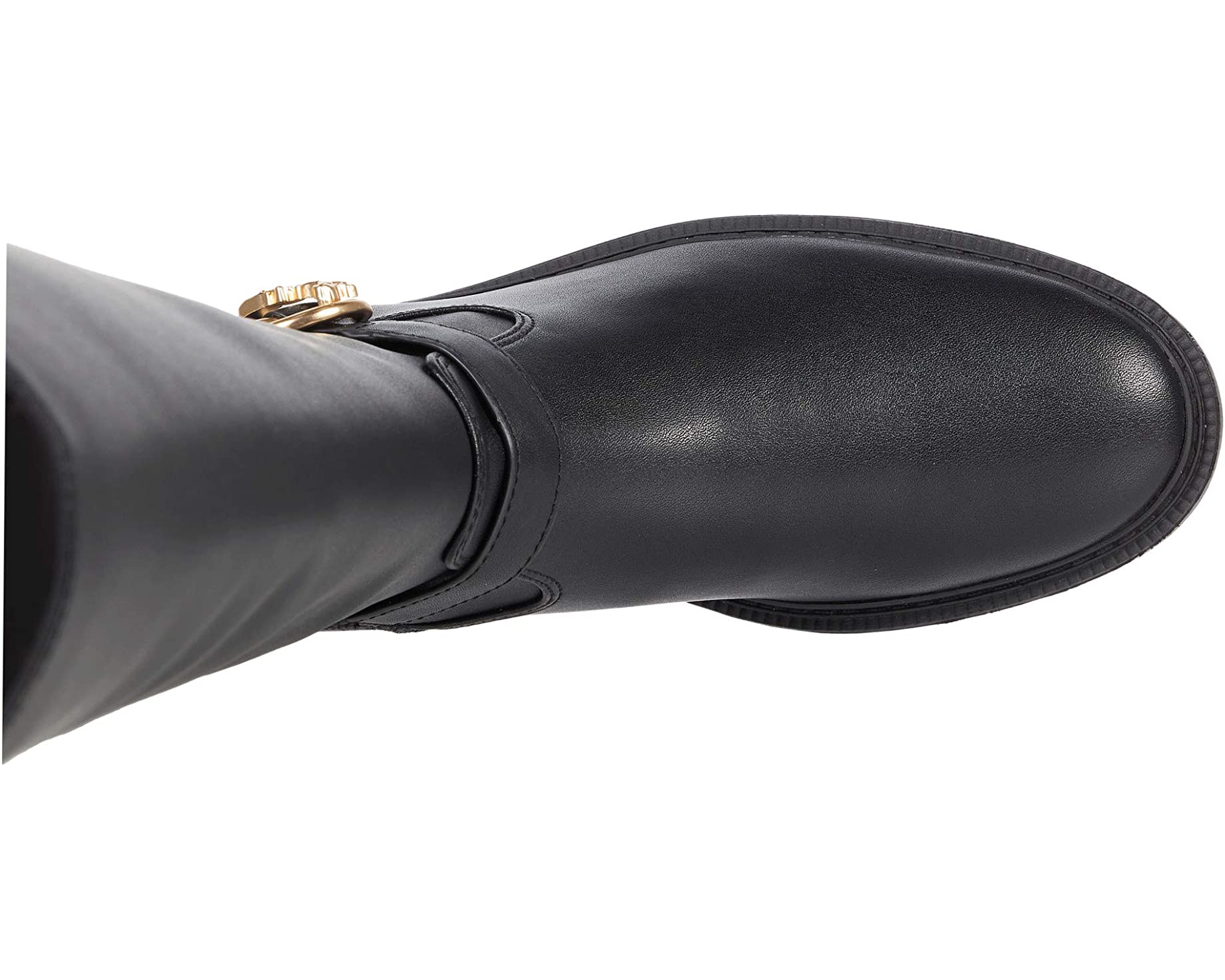 цена Ботинки Farrah Leather Boot COACH, черный