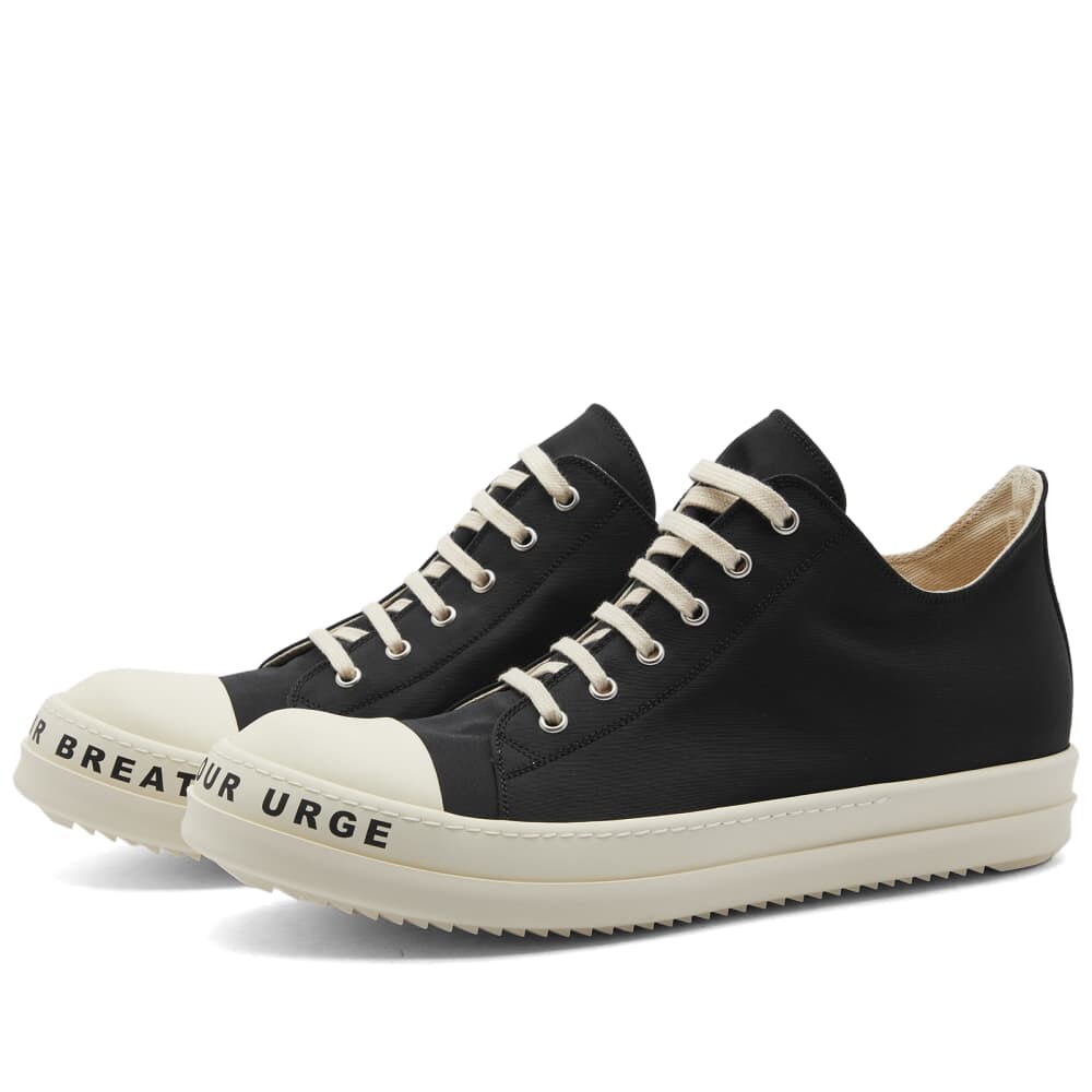 

Кроссовки Low Sneaks с принтом на подошве Rick Owens DRKSHDW
