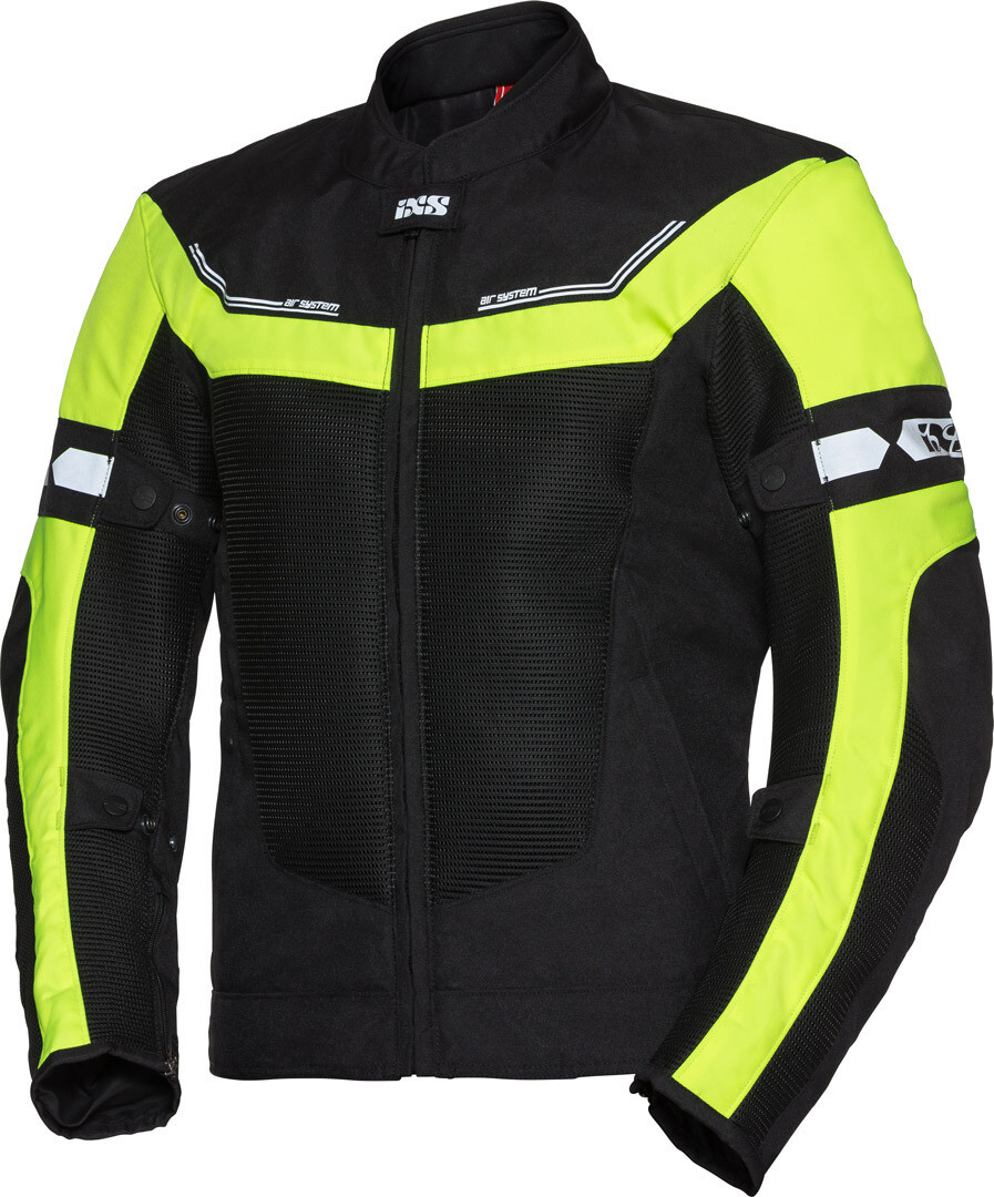 

Куртка IXS Sport Levante-Air 2.0 Текстильная для мотоцикла, черно-неоново-желтая