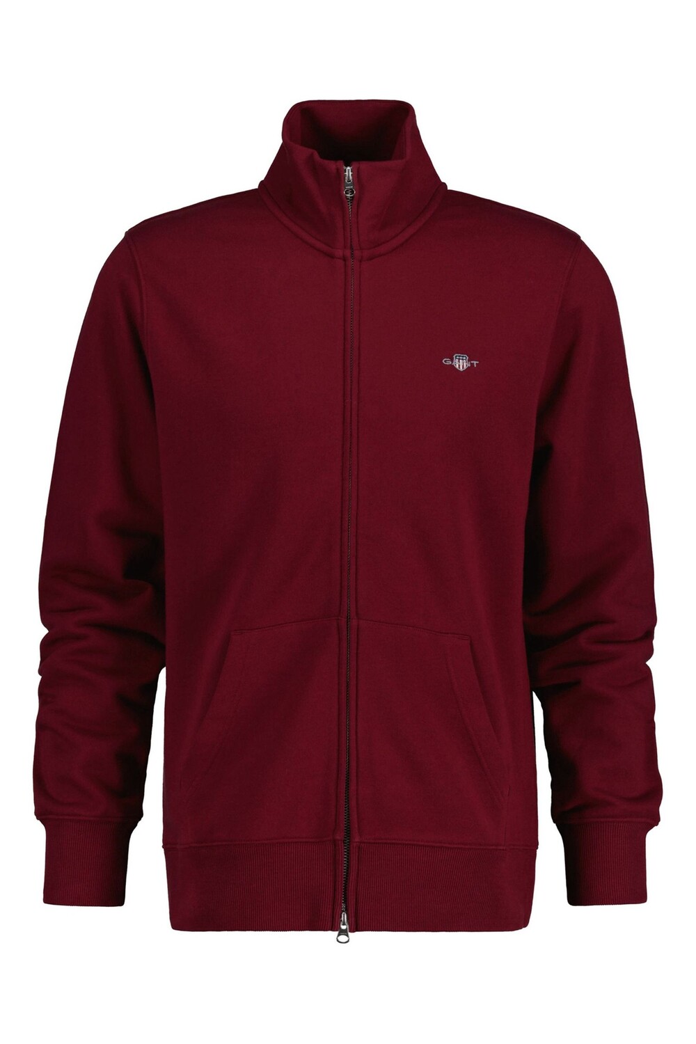 

Толстовка Red Gant с изображением щита и короткой молнией GANT, красный