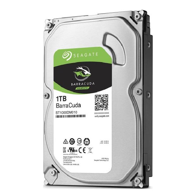 Жесткий диск Seagate BarraCuda 1Tb, 3.5'', ST1000DM010 жесткий диск 1000gb seagate 64mb 7200 st1000dm010