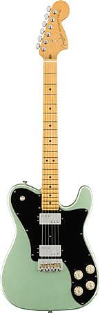 Fender American Pro II Telecaster Deluxe Maple Mystic Surf Green W/C 0113962 718 цена и фото