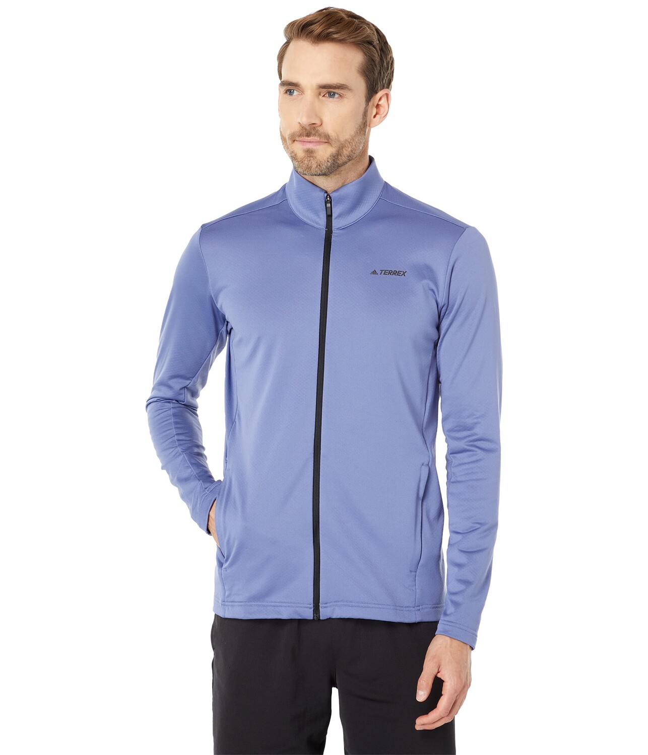 

Флисовый худи adidas Outdoor, Multi Full Zip Fleece, Синий