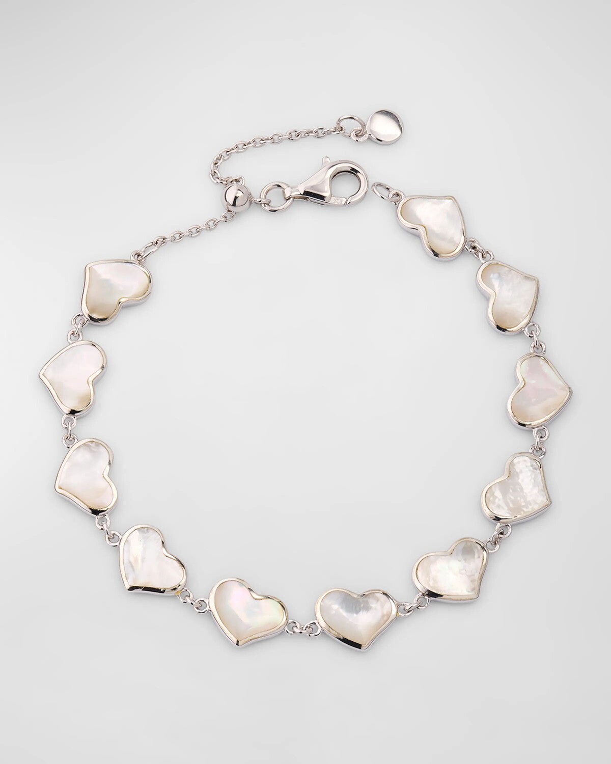 

Браслет All Round Heart из перламутра Jan Leslie, цвет White