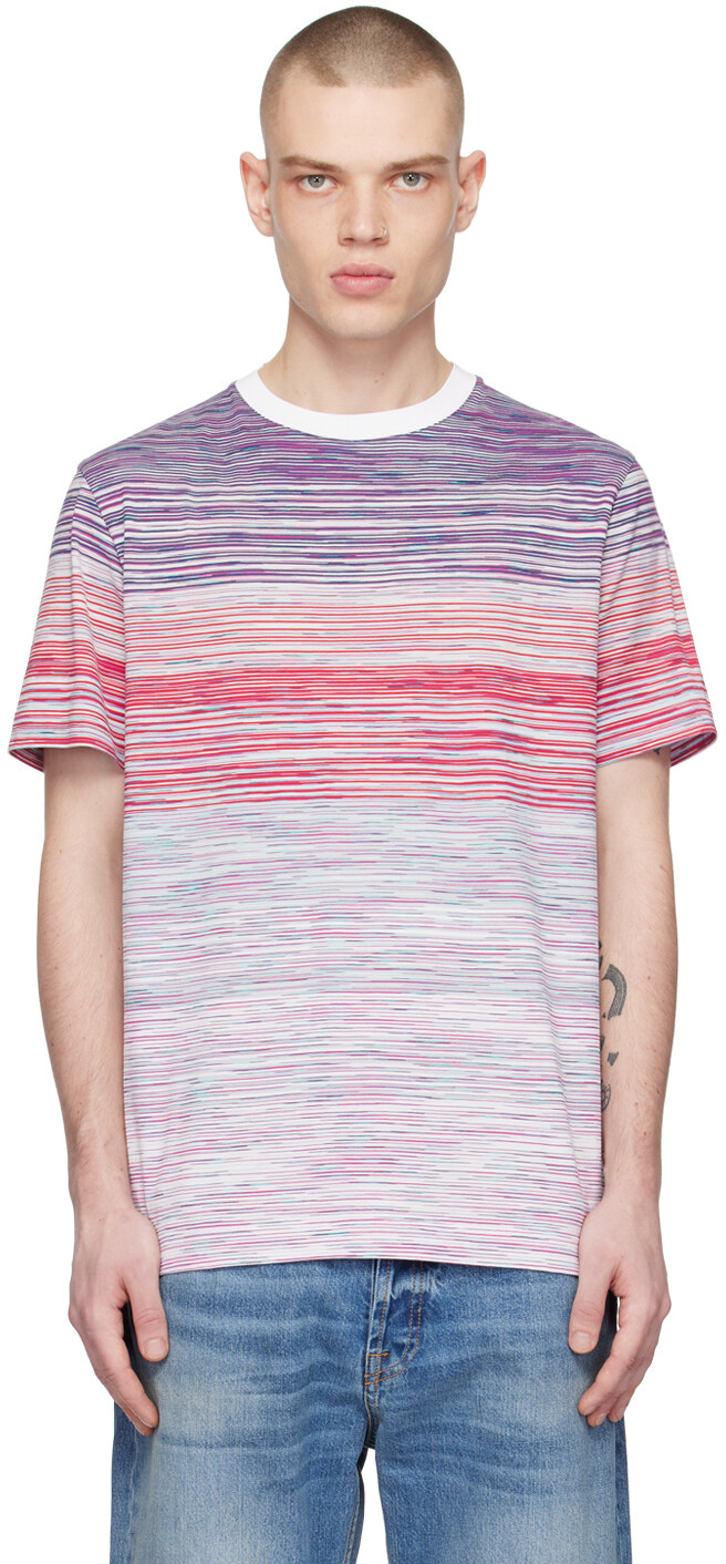 

Футболка в разноцветную полоску Missoni