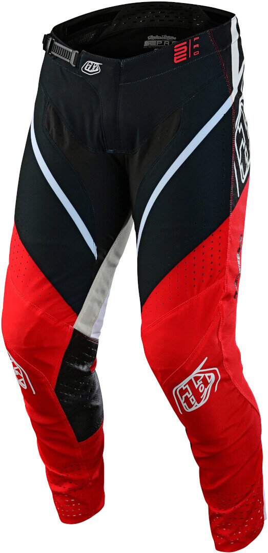 

Брюки Troy Lee Designs SE Pro Lanes Мотокросс, красно-черные