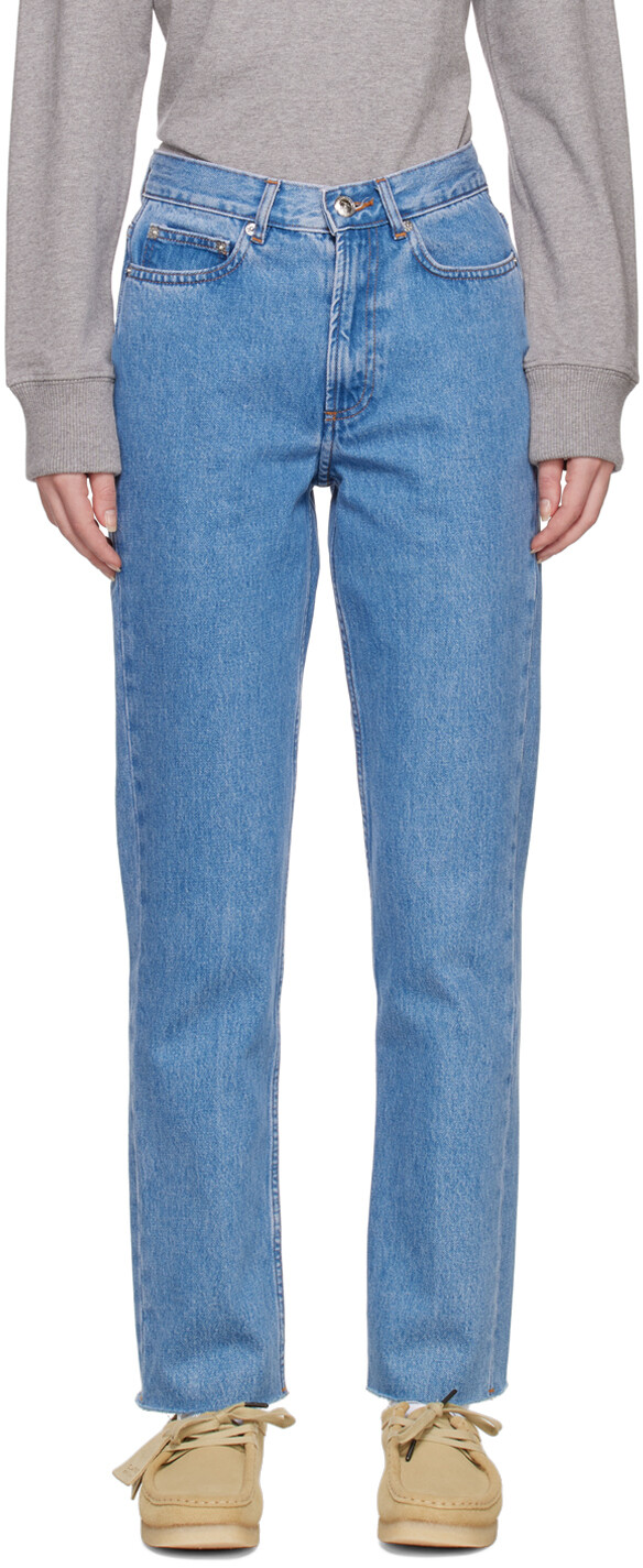 

Синие джинсы Rudie F A.P.C.