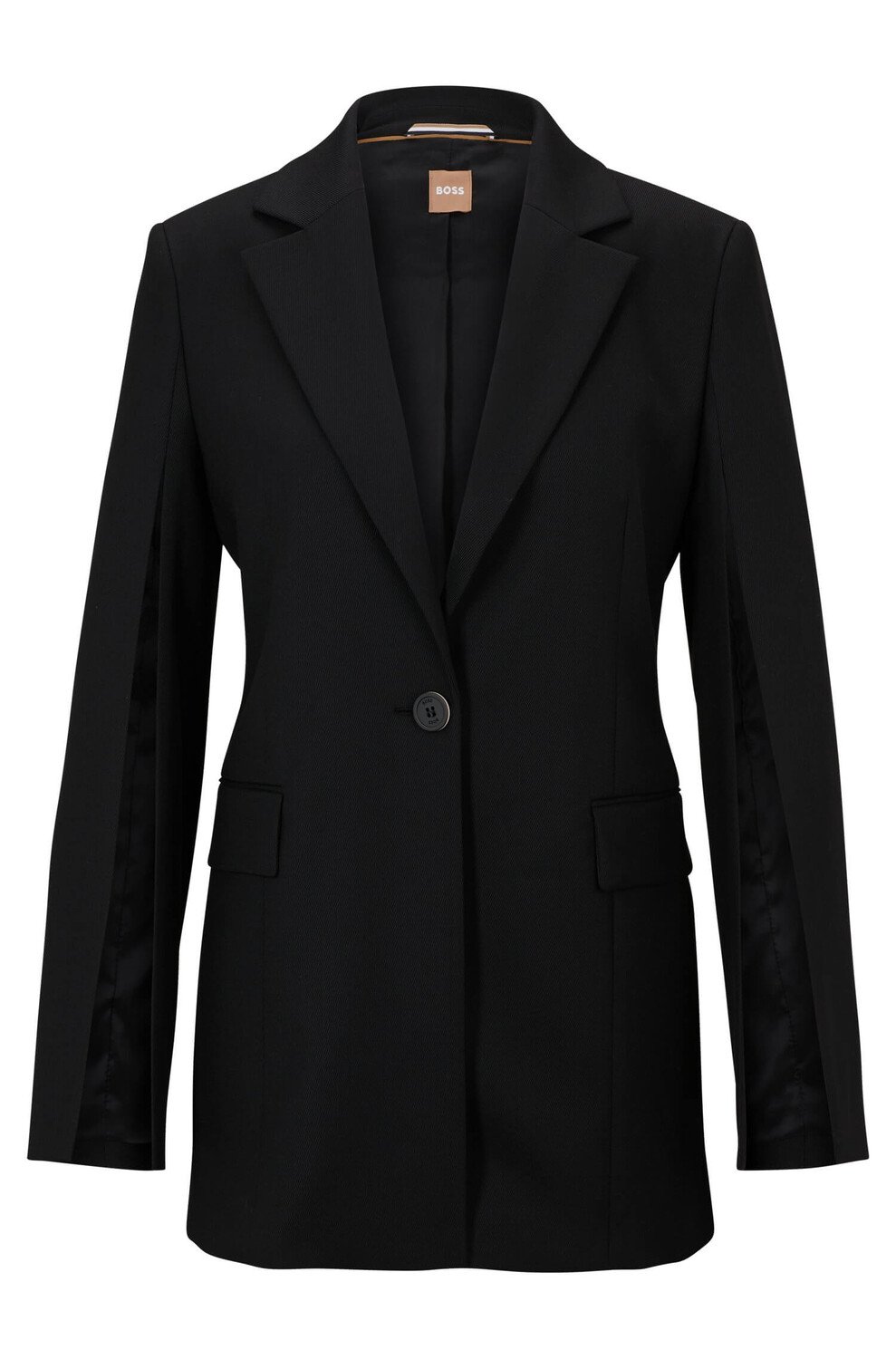 

Жакет Boss Slit Sleeves And Signature Lining, черный
