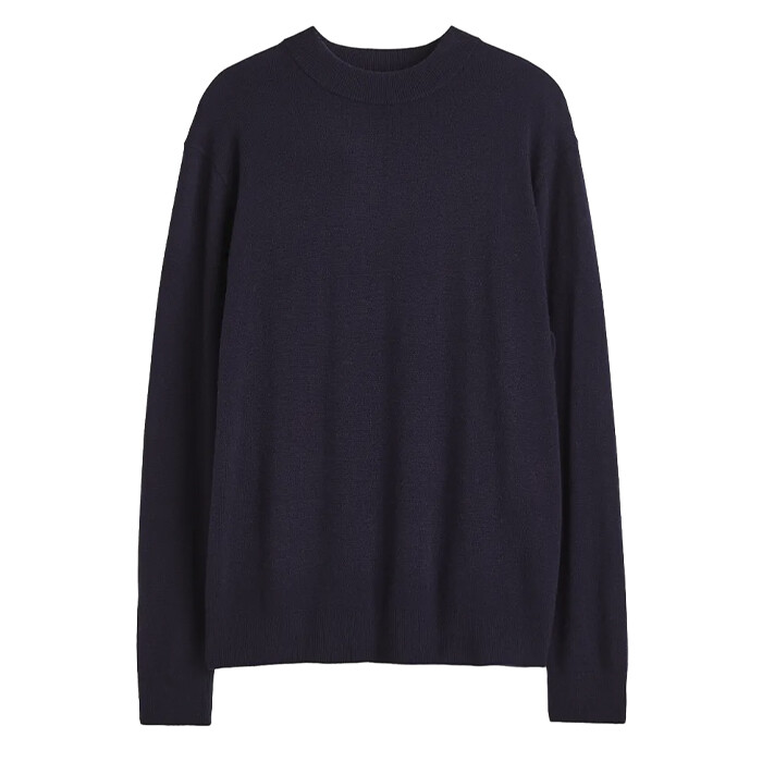 

Джемпер H&M Merino Wool, темно-синий