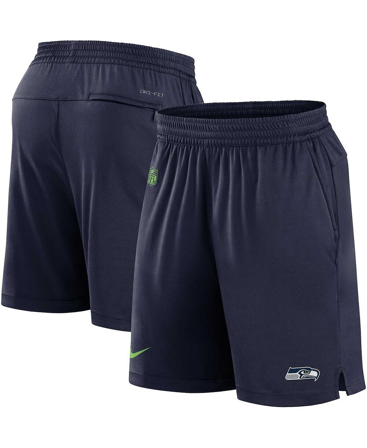 

Мужские темно-синие шорты Seattle Seahawks Sideline Performance Nike