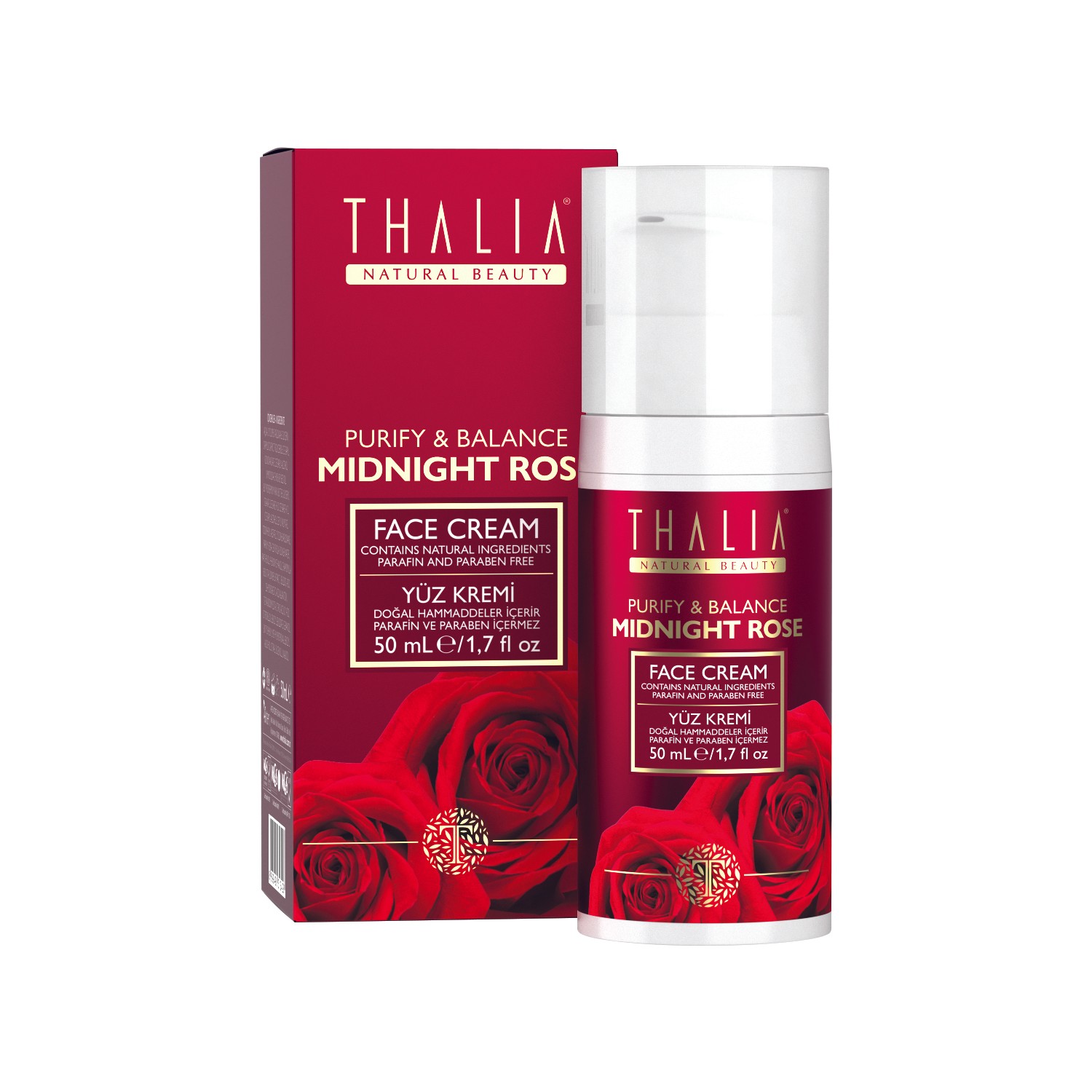 Очищающий крем Thalia для лица маска глиняная для лица thalia natural beauty clay pomegranate 100 мл
