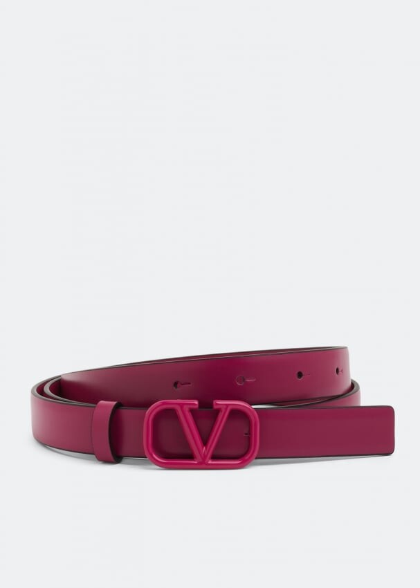 

Ремень VALENTINO GARAVANI VLogo Signature belt, розовый