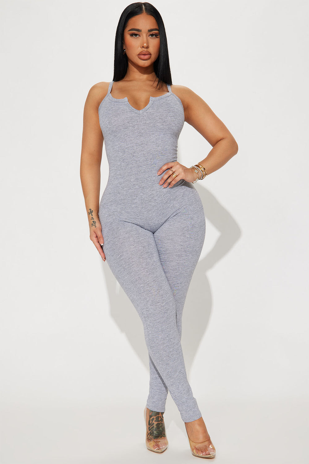 

Комбинезон Fashion Nova JR49930, серый