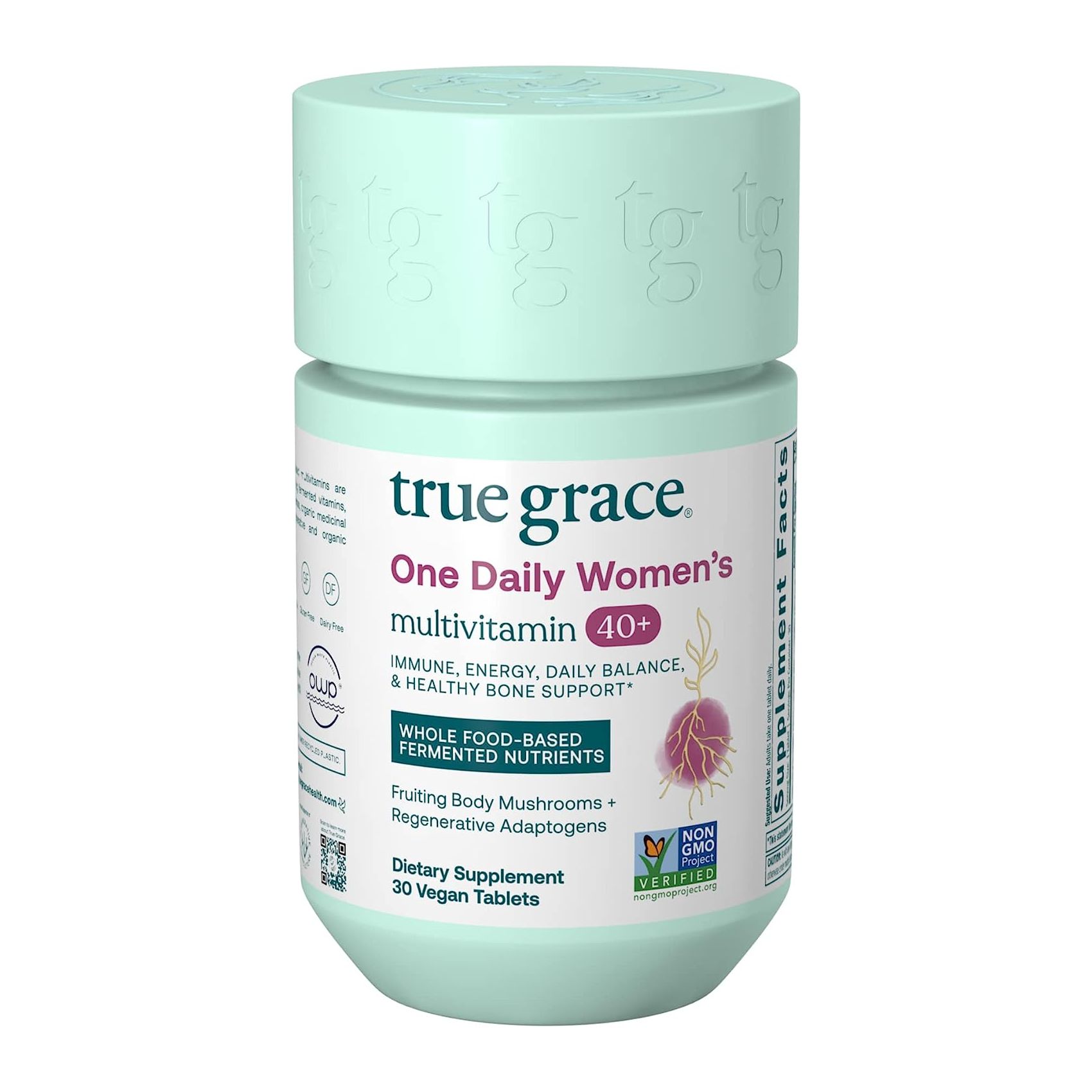 Мультивитамины True Grace One Daily Women’s 40+, 30 таблеток orthomol витамины d3 k2 спрей для иммунной системы и здоровья костей 20 мл