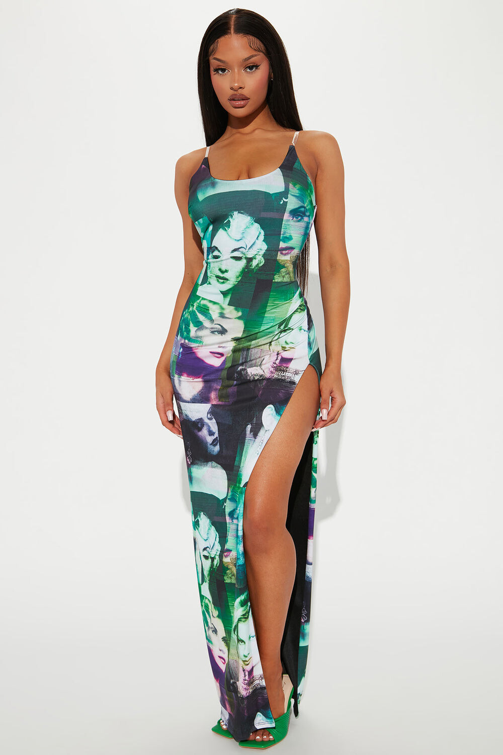 

Платье Fashion Nova D8346, зеленый
