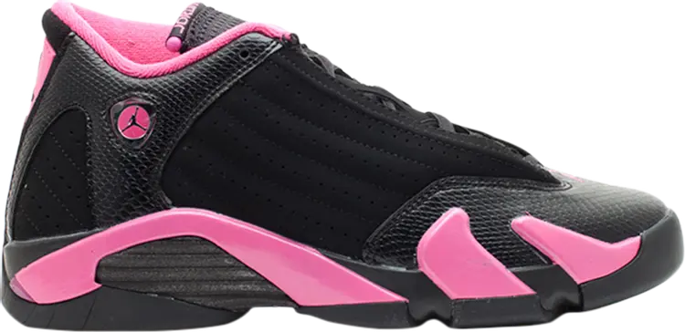 

Кроссовки Air Jordan 14 Retro GS Desert Pink, черный