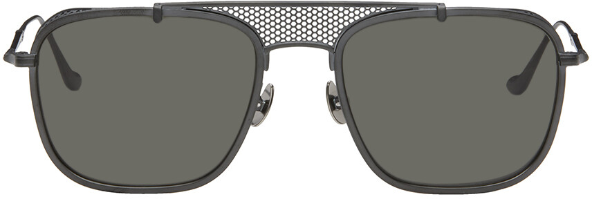 

SSENSE Эксклюзивные солнцезащитные очки Gunmetal M3110 Matsuda