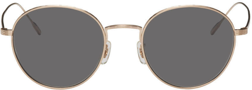 

Золотые солнцезащитные очки Альтаир Oliver Peoples