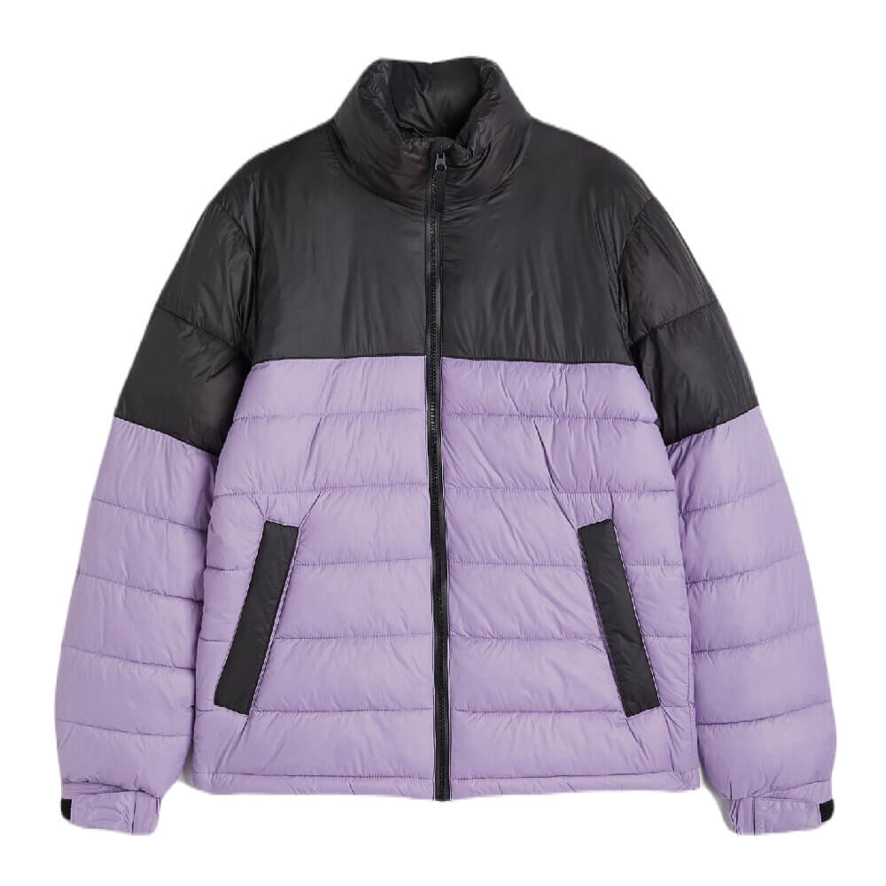 

Куртка H&M Sports, черный/сиреневый