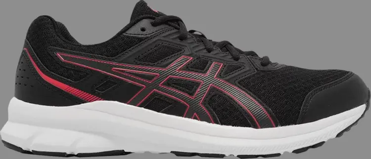 

Лимитированные кроссовки jolt 3 4e wide 'black electric red' Asics, черный