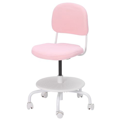 детский стул ikea sundvik серый Детский стул Ikea Vimund, светло-розовый