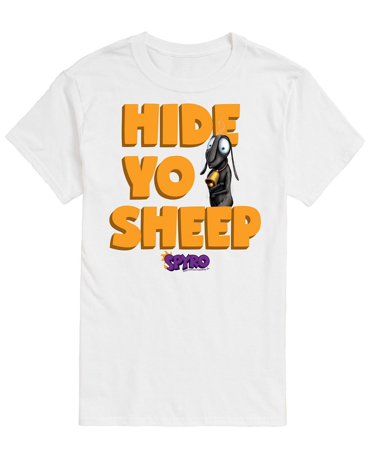 

Мужская футболка spyro hide yo sheep AIRWAVES, белый