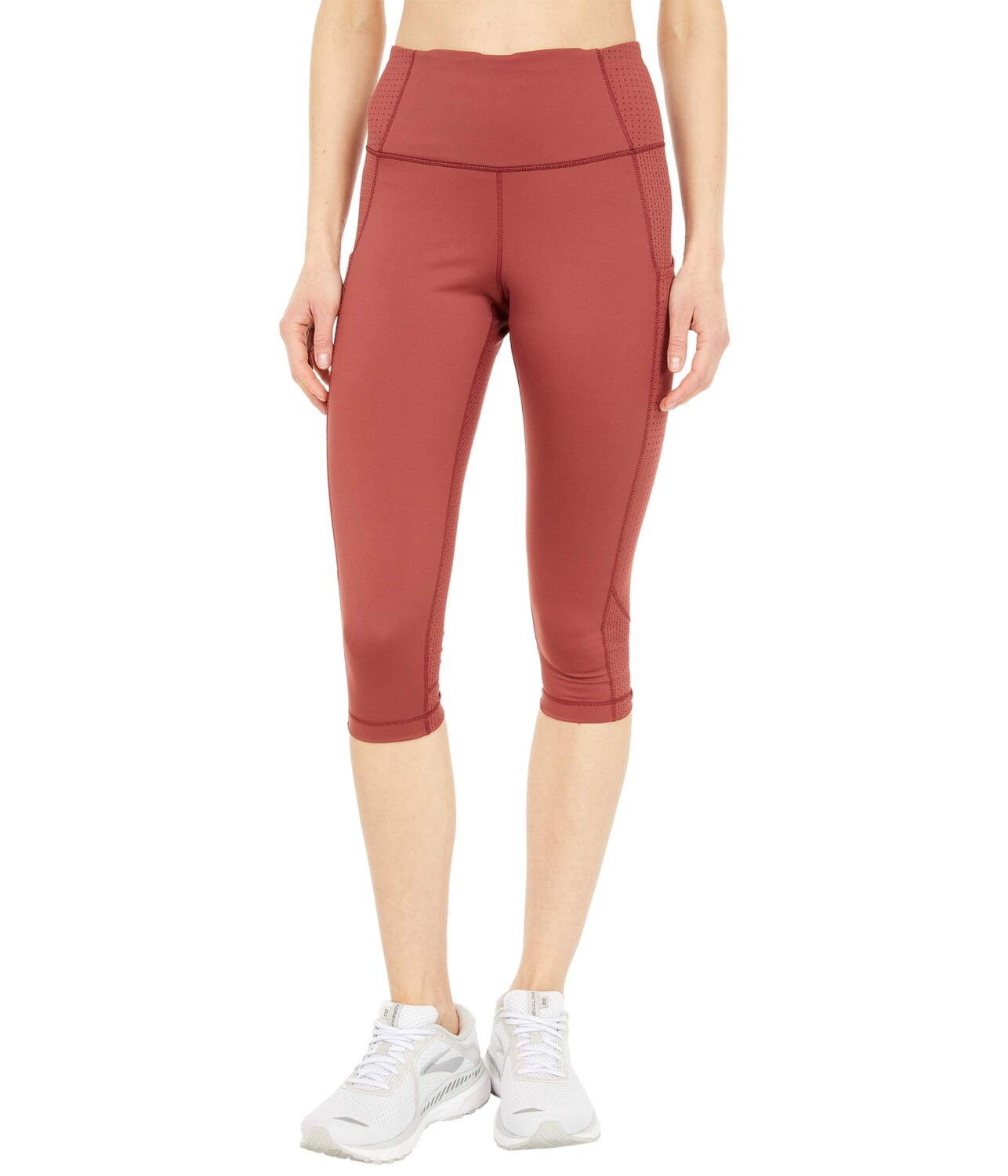 

Тайтсы Brooks, Method 1/2 Crop Tights, Коричневый, Тайтсы Brooks, Method 1/2 Crop Tights