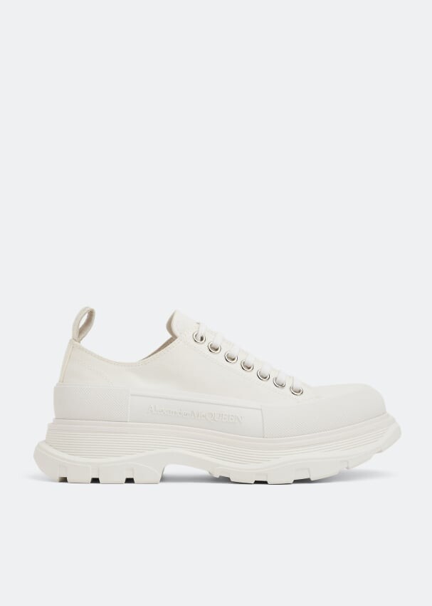 Кроссовки ALEXANDER MCQUEEN Tread Slick lace-up sneakers, белый сандалии tread alexander mcqueen