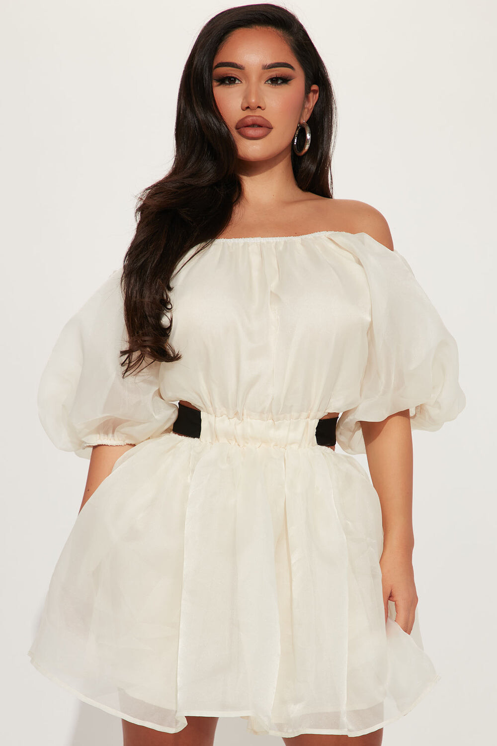 

Мини платье Fashion Nova MD3390, кремовый