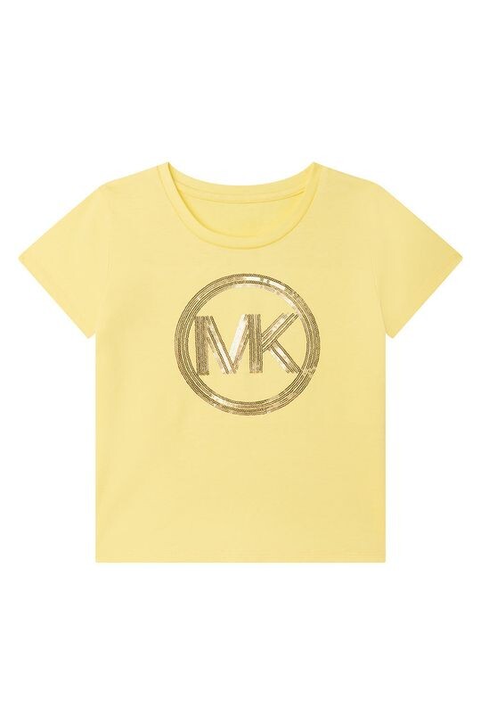 

Детская хлопковая футболка Michael Kors R15113.156, желтый