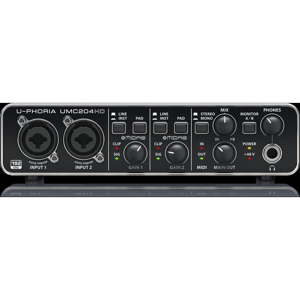 

Аудиоинтерфейс Behringer UMC-204HD