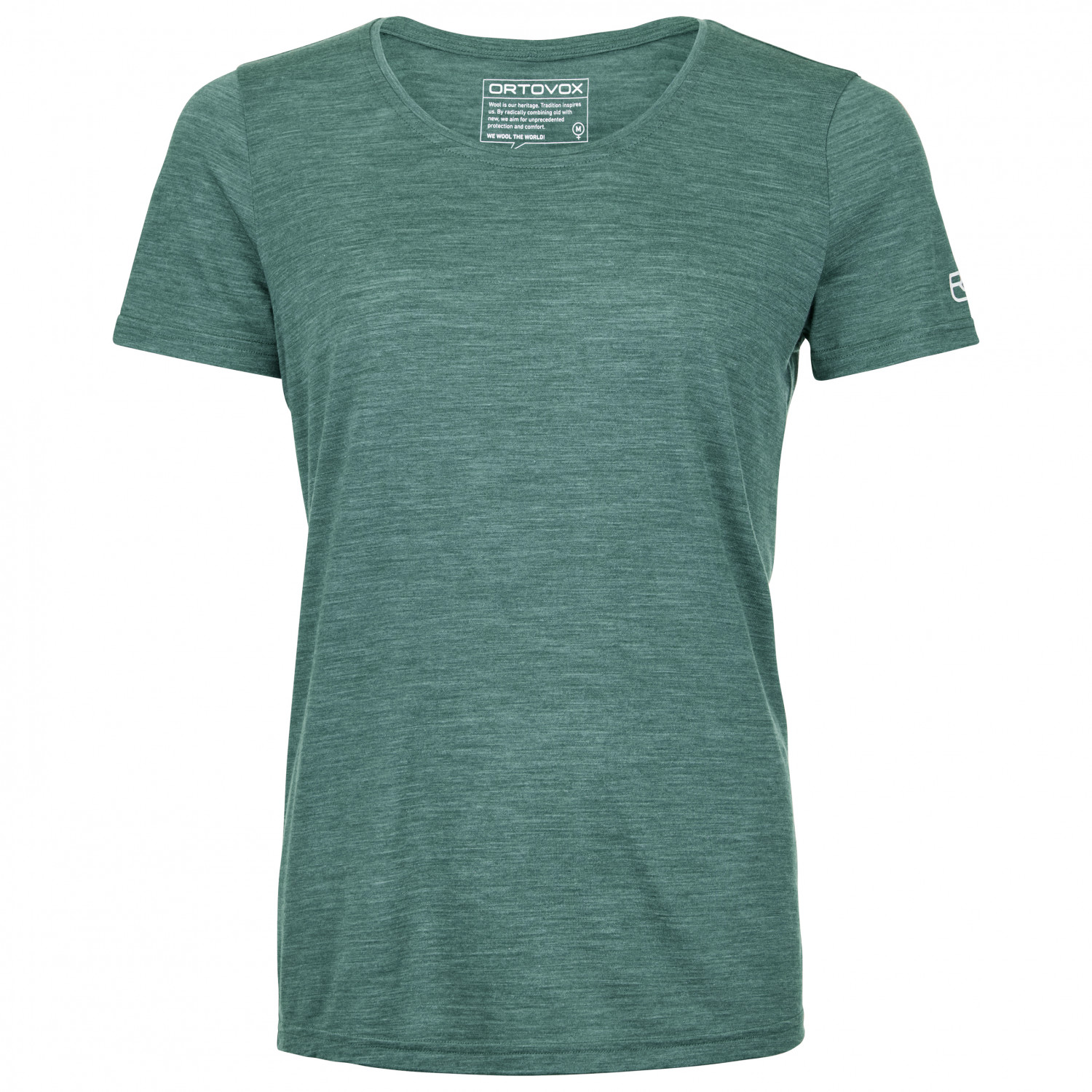 Рубашка из мериноса Ortovox Women's 120 Cool Tec Clean T Shirt, цвет Arctic Grey Blend