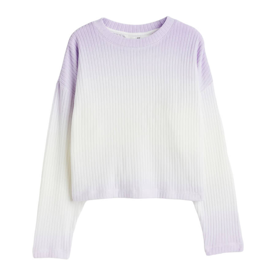 

Джемпер H&M Ombre Boxy, светло-фиолетовый