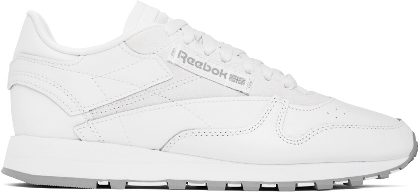 

Белые классические кожаные кеды Reebok Classics