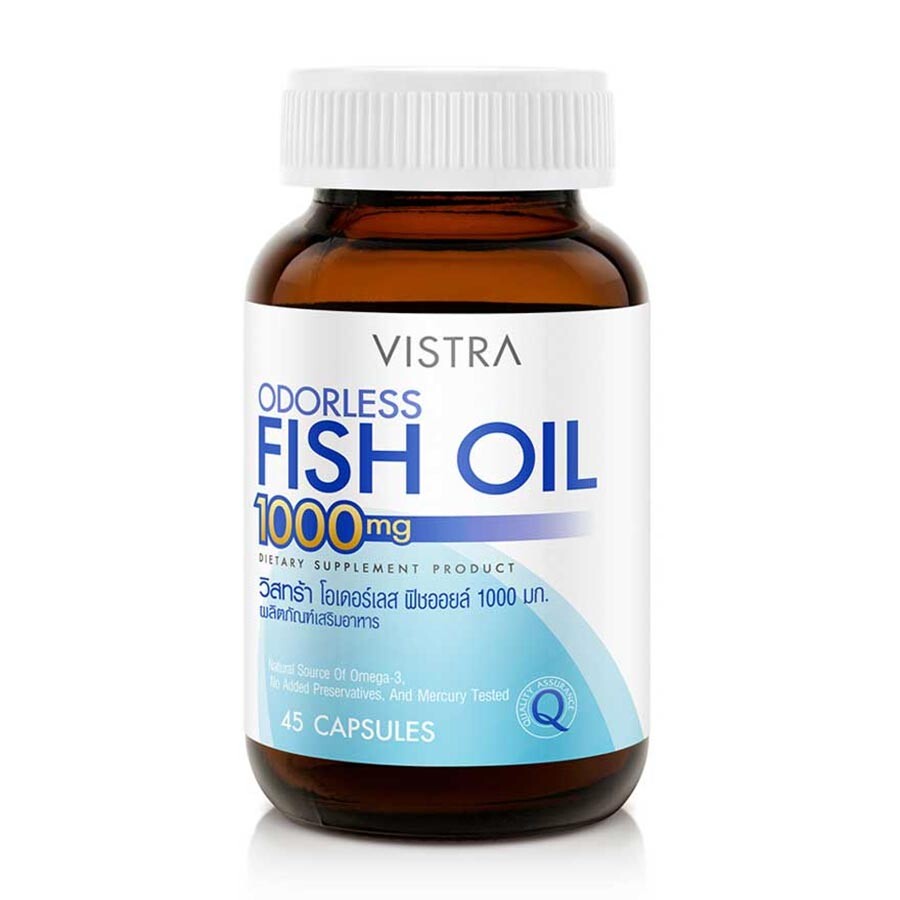 

Рыбий жир Vistra Odorless Fish Oil 1000 мг, 45 капсул