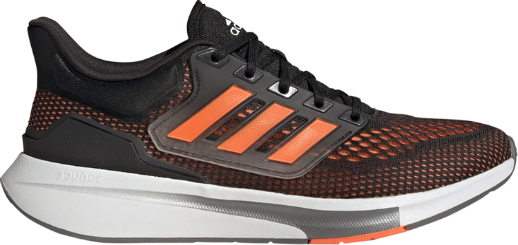 Кроссовки Adidas EQ21 Run 'Black Solar Orange', черный - фото