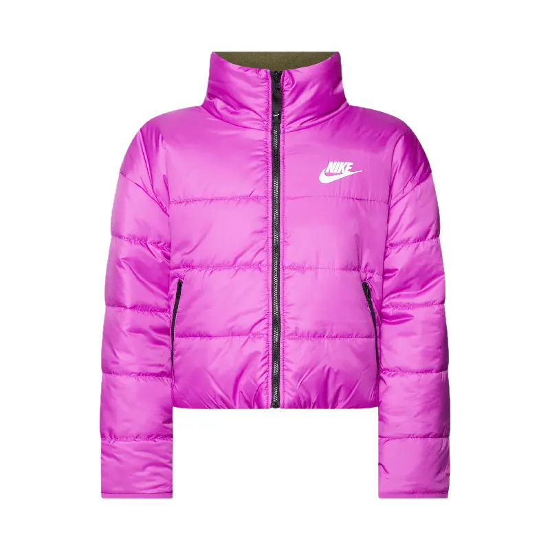 

Куртка двусторонняя утепленная Nike Sportswear, фуксия/хаки