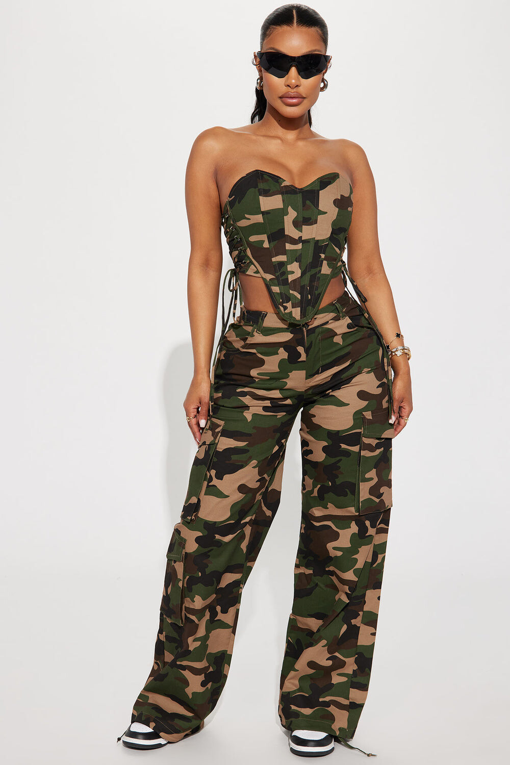 

Брюки Fashion Nova ST65257TP, оливковый, Зеленый