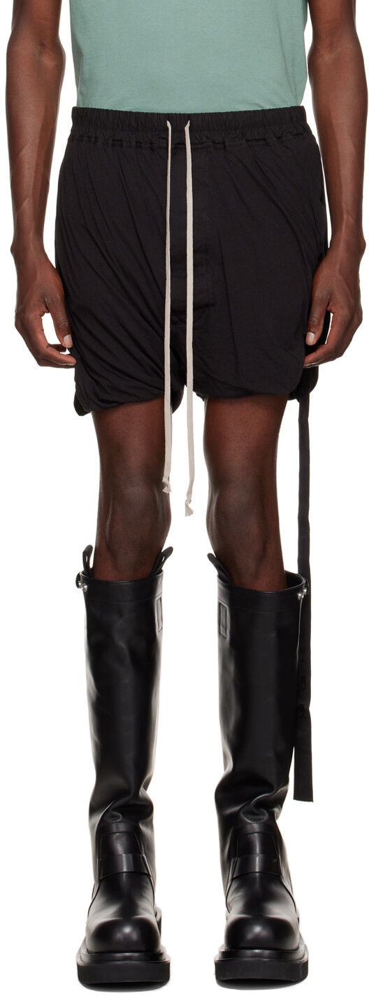 

Черные шорты с флегмой Rick Owens Drkshdw