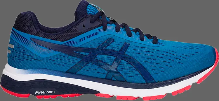 

Кроссовки gt 1000 7 'race blue peacoat' Asics, синий
