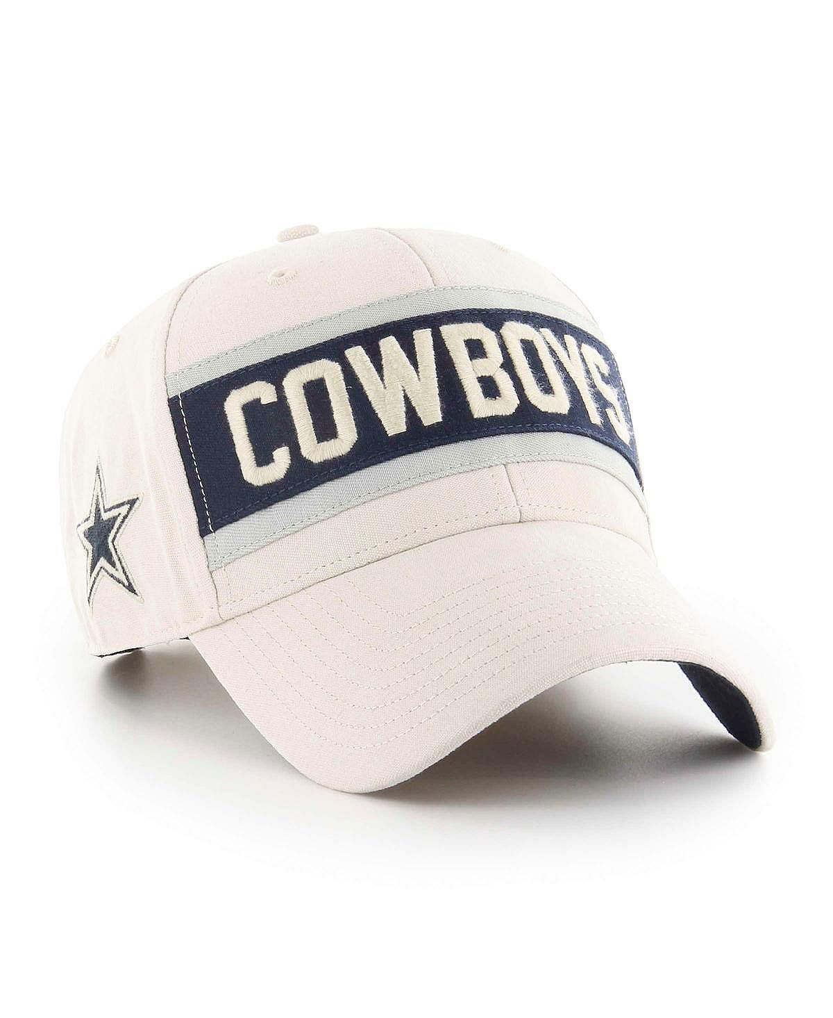 Мужская кремовая регулируемая кепка '47 Dallas Cowboys Crossroad MVP '47 Brand мужская кремовая регулируемая кепка kentucky wildcats crossroad mvp 47 brand