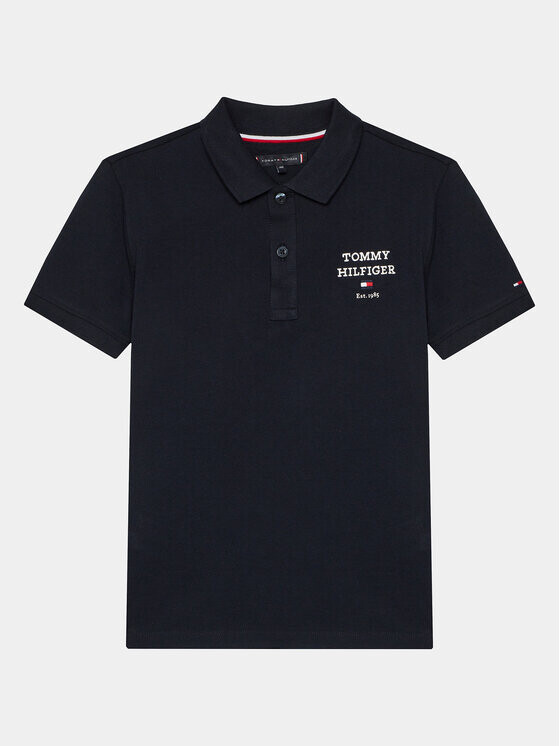 

Рубашка поло стандартного кроя Tommy Hilfiger, синий
